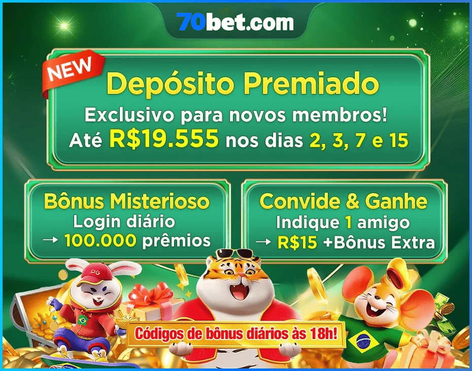 Formulário registro 70BET